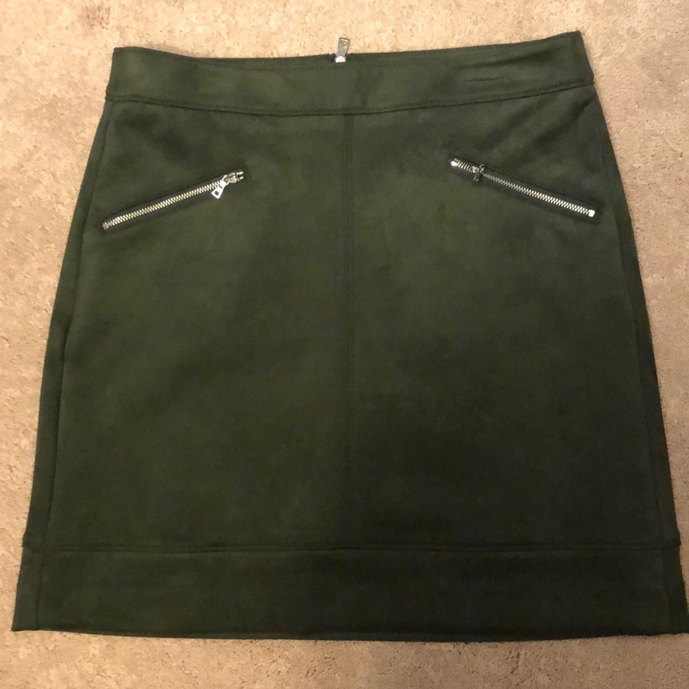 LOFT Suede Skirt